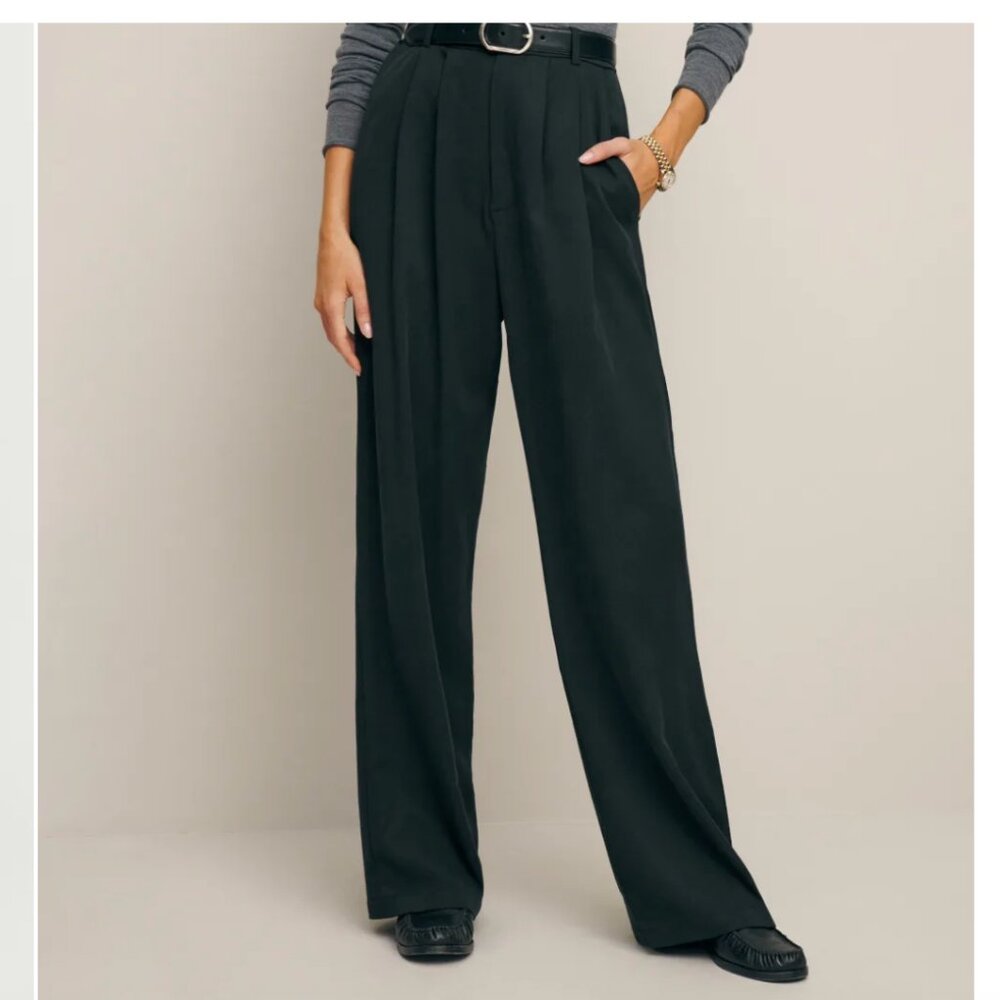 Reformation Mason Pant Black Size 10